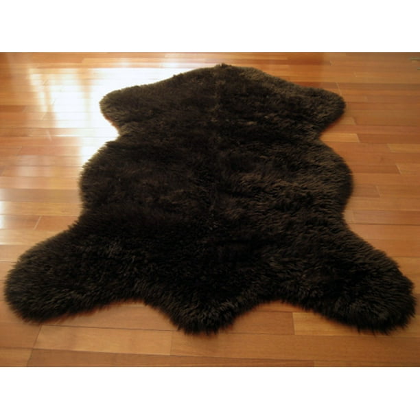 Faux Fur Area Rug Luxuriously Soft And, Bear Skin Rug Faux With Head