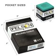 thumbnail image 7 of Felson Billiards Supplies Pool Chalk 12 Pack, Green Pool Table Accessories, 7 of 7