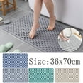thumbnail image 4 of Guanhe Bath Tub Shower Mat 27.6x14Inch Non-Slip Bathtub Mat Waterproof Toilet Bathroom Mats with Drain Holes,Clear, 4 of 4