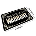 thumbnail image 6 of Ultra Thin Indoor Door Mat, Low-Profile Door Mat Indoor Entrance, Non Slip Rubber Backing Inside Doormat Washable Welcome Front Entryway Dirt Trapper Entry Mat, Grey, 6 of 6