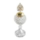 thumbnail image 1 of Quemador de incienso de cristal Bakhoor, soporte de metal decorativo estilo árabe con mi, 1 of 8