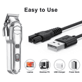 thumbnail image 5 of xzyuan USB Charger for oneisall Low Noise Dog Clippers, 3.3ft Replacement Charging Cord for oneisall Dog Paw Trimmer, for SUPRENT Hair Clippers, Small Cat Grooming Clippers, 5 of 6