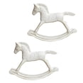 thumbnail image 1 of 2 estatuas de caballo mecedor, adornos, regalo de cumpleaños, figuras decorativas artísticas para dormitorio, escritorio, mesa, centro de mesa,, 1 of 9