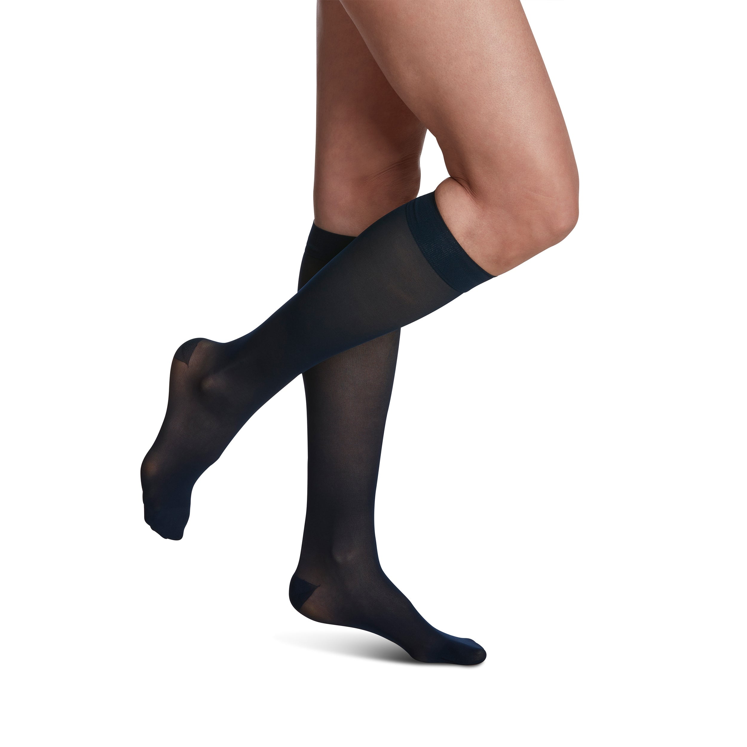 Sigvaris Style 781 Sheer 15-20 Closed Toe Knee High Compression Stockings Warm Sand SS Short