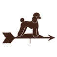 thumbnail image 7 of EZ Vane Poodle Weathervane — Post Mount, Wind Cups, Antique Copper Finish, Steel with Durable Triple Powder Coating, Handcrafted in USA, 7 of 7