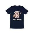thumbnail image 5 of Funny Pig Painter Animal Pun Gift Men Women Kids Boys Girl T-Shirt Cool Animal Lover Puns Birthday Holiday Presents Men Women Kids Tshirt, 5 of 10