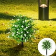 thumbnail image 2 of Ongmies Artificial Topiary Ball Trees with Ground Spikes, Artificial Topiary Trees with Ground Boxwood Shrubs for Outdoors Realistic Faux Plants Bushes for Garden Porch Yard Patio Decor, 2 of 6
