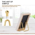 thumbnail image 5 of Gold Decorative Plate Stand Holder Picture Frame Stand Easel Display Stand, 5 of 6