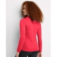 thumbnail image 6 of Hanes Sport Cool DRI Women's Performance Long Sleeve T-Shirt Razzle Pink S, 6 of 7