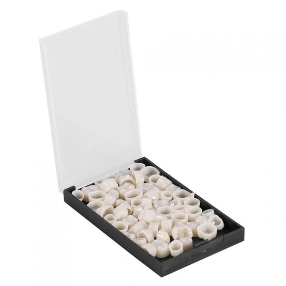 50Pcs/Box Dental Back Teeth Temporary Realistic Oral Care Resin Crown Molar Teeth
