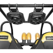 KEMIMOTO UTV Overhead Sound System 6.5 inch Speakers Sound Bar Stereo Bluetooth for 1.625-1.9in Roll Bar Compatible with Can-Am X3 Polaris RZR XP 1000