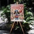 thumbnail image 4 of Happy Valentine’s Day Adorable German Shorthaired Pointer Puppy Holding Heart Balloon Vertical Matte Canvas Poster GSP Lover Dog Gift Wall Art Home Decor - 00030, 4 of 5