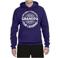 thumbnail image 2 of Wild Bobby, Grandpa Man Myth Legend Funny Dad Uncle Papa Dad Gift, Father's Day, Unisex Graphic Hoodie Sweatshirt, Purple, Small, 2 of 4