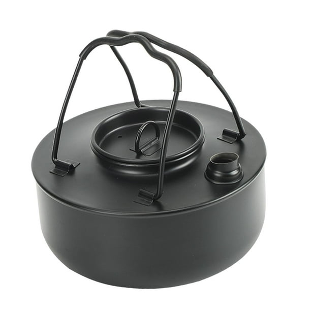 Ligero Estufa al aire libre Ol Tetera Tetera 1.5L Mochi Caldera de agua Hervidor de camping para agua hirviendo Cocina Viajes Fuego Macarena Hervidor de agua al aire libre