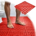 thumbnail image 3 of Bath Mats Non- Shower Mats 12x12 Inch Extra Soft Bathroom Mat Water Absorbent Fatigue Bath Anti- Mat 6 Colors 1PC, 3 of 5