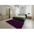 thumbnail image 5 of Ahgly Company Machine Washable Indoor Square Abstract Chocolate Brown Area Rugs, 3' Square, 5 of 7