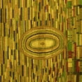 thumbnail image 1 of Ahgly Company Indoor Square Oriental Yellow Modern Area Rugs, 3' Square, 1 of 4