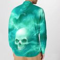 thumbnail image 6 of Yusimy Men's Halloween Skeleton Gamer T-Shirt - Funny Video Gaming Graphic Design for Gamers Spooky Cool Style, Casual Daily Wear Gaming Tee, 6 of 7