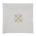 thumbnail image 4 of Saro Lifestyle Table Napkins With Snowflake Design (Set of 4) - 20"x20" Ivory, 4 of 5