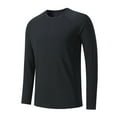 thumbnail image 3 of sageysalite Mens Long Sleeve Shirts with Thumb Holes Lightweight Slim Fitted Breathable Quick Drying Athletic Shirts, 3 of 7