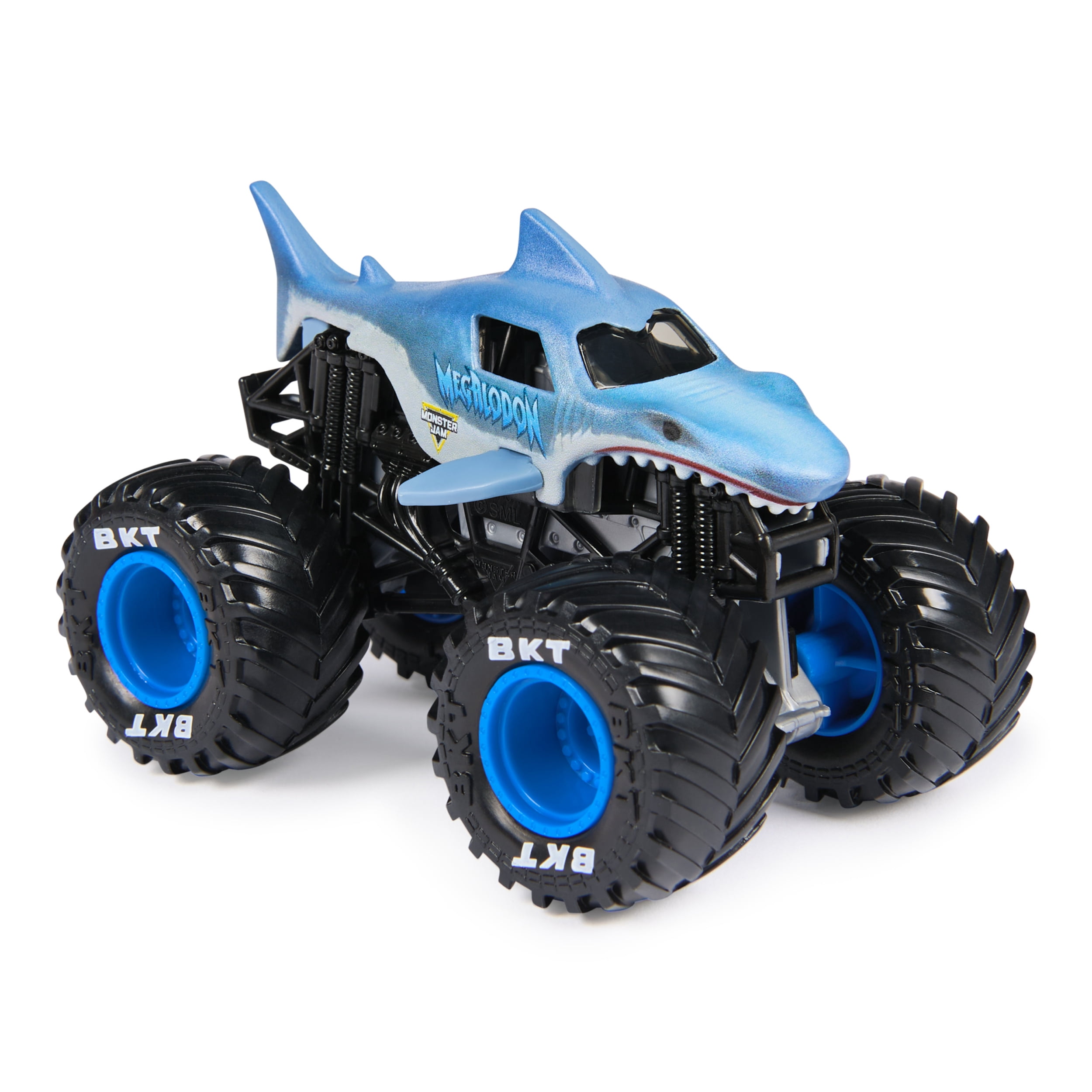 Monster Jam, Official Megalodon Monster Truck, Die-Cast Vehicle, 1:64 Scale, Kids Toys for Boys Ages 3 and up