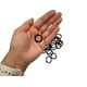 thumbnail image 2 of Caja de 60 mini ligas para cabello DreamCo Supplies colores Moda negro, 2 of 3