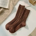 thumbnail image 2 of Women Wool Socks for Hiking Boot Warm Knit Cozy Winter Crew Duty Work Soft Sock, 2 of 2