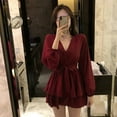 thumbnail image 5 of KOOYET Casual Clubwear Women Jumpsuit Rompers High Waist Long Sleeve Playsuits UK, 5 of 5