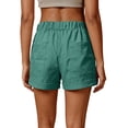 thumbnail image 4 of Women's Utility Short Pants, Fashion High Waisted Stretchy Cargo Shorts for Summer, Casual Chic Workwear Shorts for Vacation and Daily Wear, 4 of 8