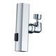 thumbnail image 2 of Grifo de cocina innovador con diseño de cascada, múltiples modos de salida, grifo de fregadero de acero inoxidable con retracción extraíble, mezclador de agua fría y caliente para cocina, bar,, 2 of 8