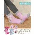 thumbnail image 4 of EBMORE Medias Pantuflas Antideslizantes y Peludas para Niños 6 Pares 8-12 Años, 4 of 7