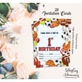 thumbnail image 5 of Darling Souvenir Multicolor Birthday Invitation Card 28 Pcs Fill or Write In Blank Invites Printable Party Supplies 5 x 7 Inches, 5 of 5