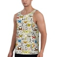 thumbnail image 2 of KLL Insects And Medicinal Herbs Print Men's Muscle Gym Workout Stringer Tank Tops Bodybuilding Fitness T-Shirts Tank Tops Men-Large, 2 of 7