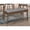 Brown 21, variant on Grey and Natural Walnut Upholstered Dining Bench with Mid-Century Modern Style for Kitchen, Hallway, Bedroom Nook - 46 Inch