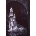 thumbnail image 2 of Hoppe, Robert 17x24 Gold Ornate Wood Framed with Double Matting Museum Art Print Titled - Midnight, 2 of 4
