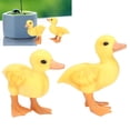 thumbnail image 4 of Yellow Duck Figurine, Lifelike PVC Decoration Cute Mini Yellow Duck Simulation  For Birthday For Photo Props For Model Collections, 4 of 8