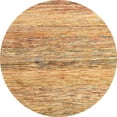 thumbnail image 1 of Ahgly Company Indoor Round Abstract Chocolate Brown Abstract Area Rugs, 5' Round, 1 of 6