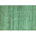 thumbnail image 1 of Ahgly Company Indoor Rectangle Oriental Turquoise Blue Modern Area Rugs, 4' x 6', 1 of 4