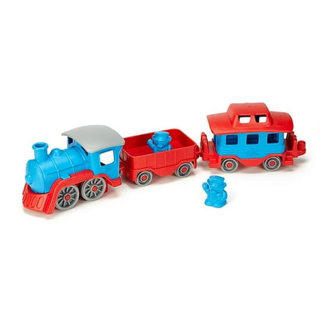 Green Toys Train - Blue/Red, for Unisex Toddlers 2+, 100% Recycled Plastic