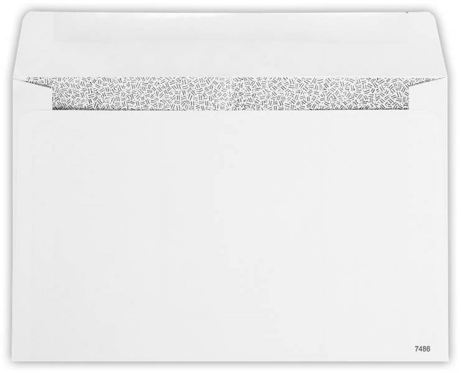 LUXPaper 5 3/4 x 8 7/8 Envelopes, White, 50/Pack