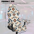 thumbnail image 4 of TSOVTHRID Aztec Tribal Geometric Print Gaming Chair Covers Slipcovers with Armrest Covers Breathable Soft Computer Chair Cover Stretch Gamer Chair Cover Cat Scratch Proof, 4 PCS, 4 of 7