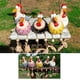 thumbnail image 2 of Figura decorativa de pollo, adorno de cerámica para jardín con forma de pollo, figura decorativa de animal de Hilde para manualidades decorativas para el hogar, 2 of 3