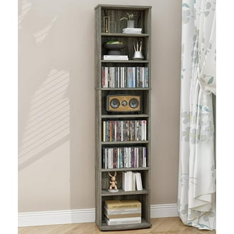Leslie Dame Mission Multimedia DVD/CD Storage Cabinet with Sliding