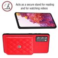 thumbnail image 3 of Nalacover Crossbody Wallet Case for Samsung S20 FE RFID Blocking Card Slot Holder, Magnetic Flip Folio Purse Case, PU Leather Envelope Design Handbag Women Girls for Samsung Galaxy S20 FE, Red, 3 of 10