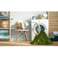 thumbnail image 2 of Ahgly Company Machine Washable Indoor Square Transitional Dark Forest Green Area Rugs, 4' Square, 2 of 7