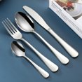 thumbnail image 4 of Juego de vajilla de acero inoxidable 1010 de 24 piezas con cuchillo, tenedor y cuchara para carne estilo occidental, regalo, 4 of 5