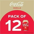 thumbnail image 2 of Coca Cola Vanilla Soda Soft Drink, 12 Fl Oz, 12 Pack, 2 of 2