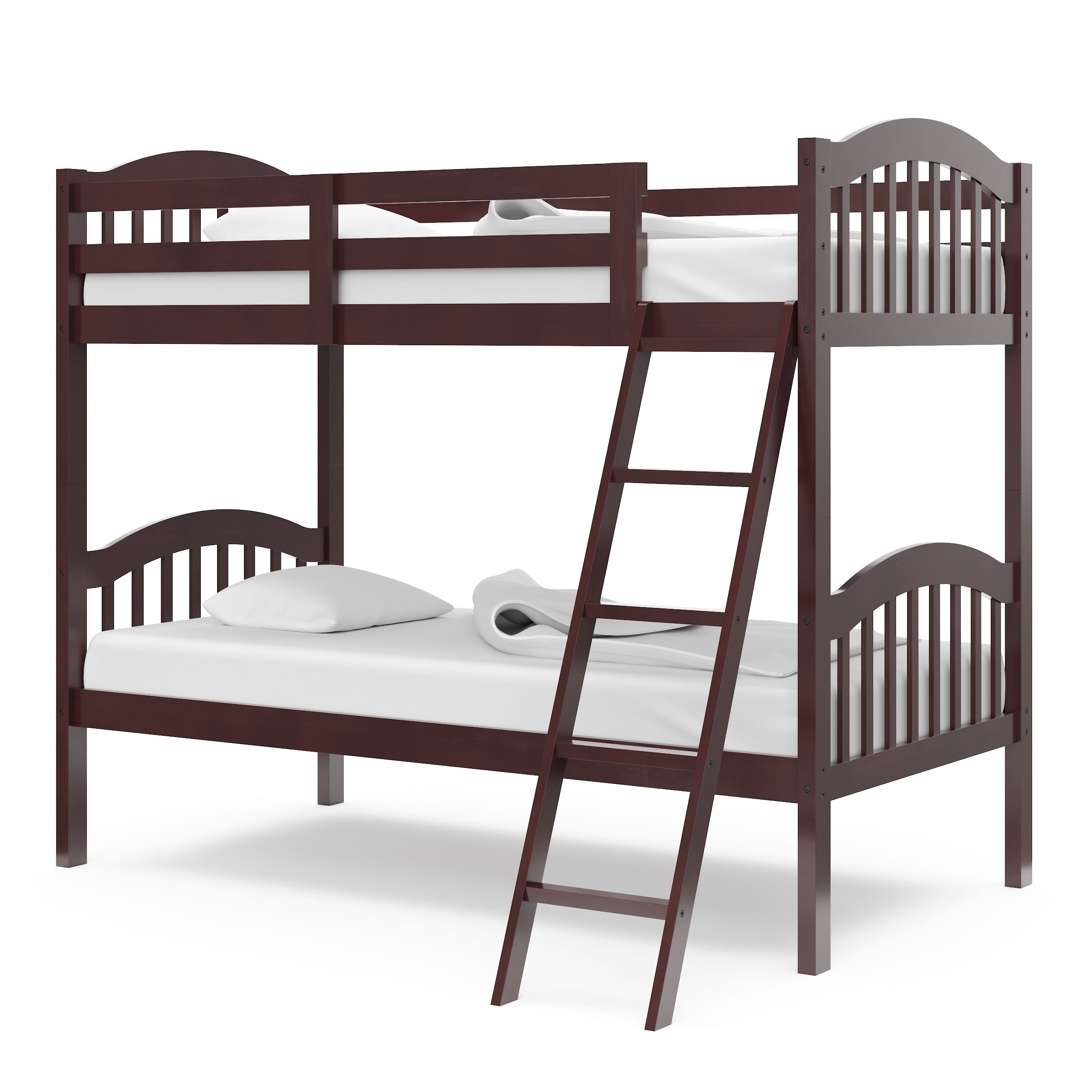 Storkcraft Long Horn Solid Hardwood Twin Bunk Bed
