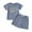 Blue, variant on Boys Summer Clothes Boys Short Sleeve T-Shirt and Short Set for Toddler and Little Kids Size 12 18 Months,(Blue 12-18 Months)