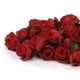 thumbnail image 4 of 50pcs 3cm rosas artificiales cabezas de flores decoración de la boda (rojo), 4 of 5